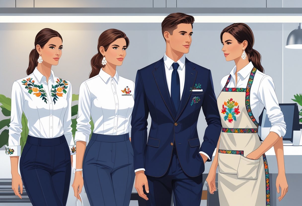 Creative Ways to Use Embroidery in Business Uniforms for Enhanced Branding and Professionalism